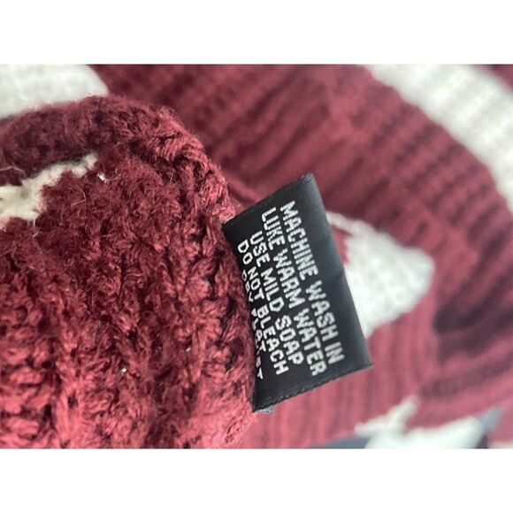 Love by Chesley Stripe Chunky Hi-Low Sweater Size S - Picture 9 of 9